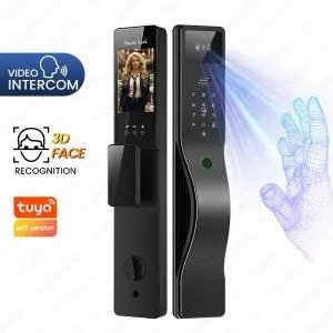 F7 Face Recognition Smart Door Lock with Camera/ Two-Way Intercom Tuya WiFi App Keyless Entry for Front Door