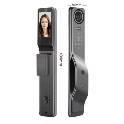 EZ-F11Keyless Smart Door Lock – 3D Face Unlock, Two-Way Audio, Tuya WiFi & App Remote Access for Front Door